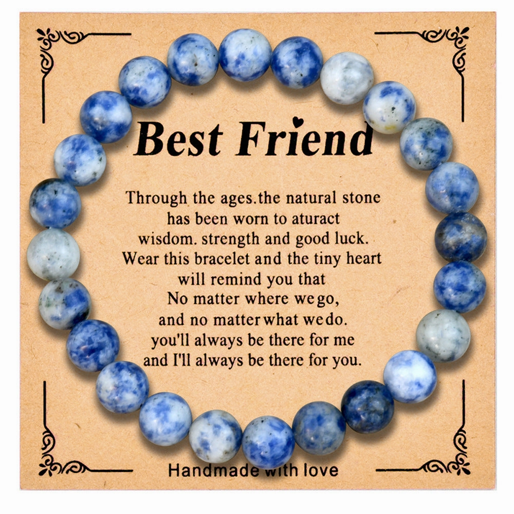 Wholesale  8mm colorful crystal beaded bracelet
