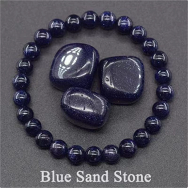 Wholesale 8mm rose natural stone tiger eye crystal elastic bead bracelet