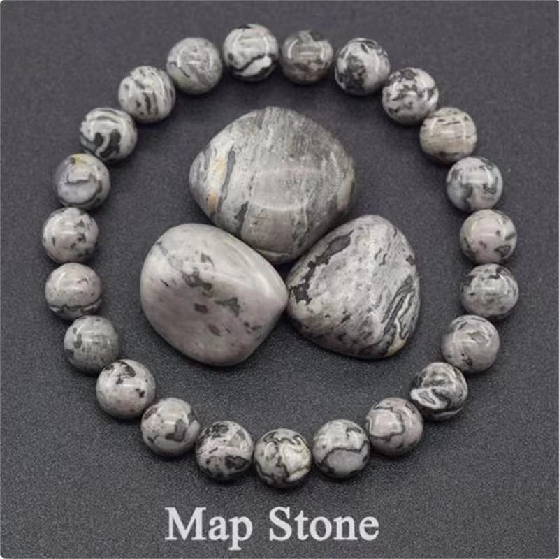 Wholesale 8mm rose natural stone tiger eye crystal elastic bead bracelet