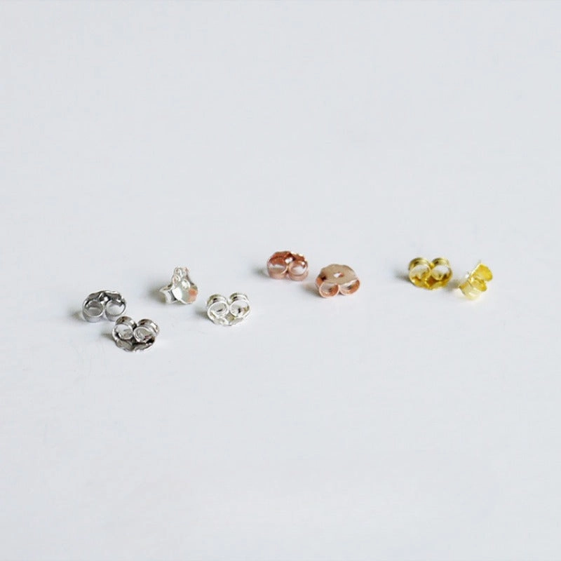 Wholesale 925 Silver Butterfly Earrings with Rear Block
