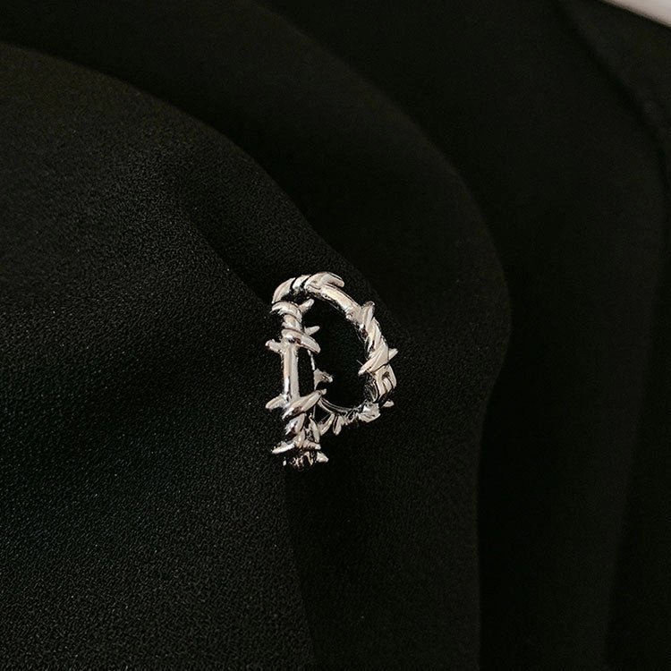 Wholesale 925 Silver Thorn Earrings