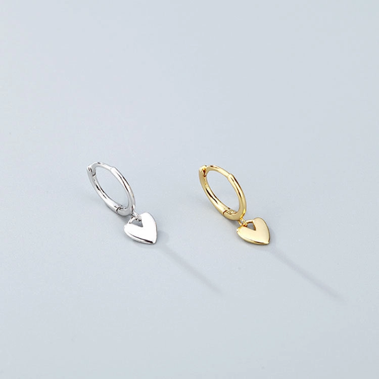 Wholesale 925 Sterling Silver Heart-shaped Earrings