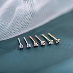 Wholesale 925 Sterling Silver Zircon Earrings