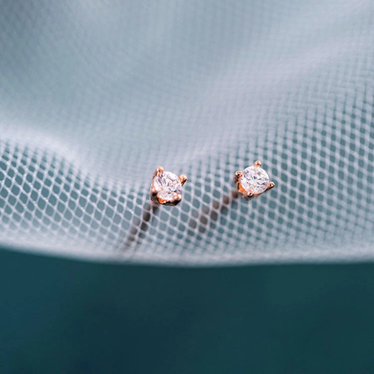 Wholesale 925 Sterling Silver Zircon Earrings