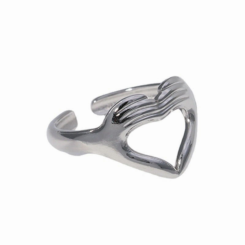 Wholesale Adjustable Titanium Steel Love Ring
