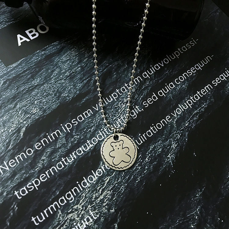 Wholesale All-match Simple and Cool Hip-hop Korean Necklaces