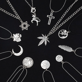 Wholesale All-match Simple and Cool Hip-hop Korean Necklaces