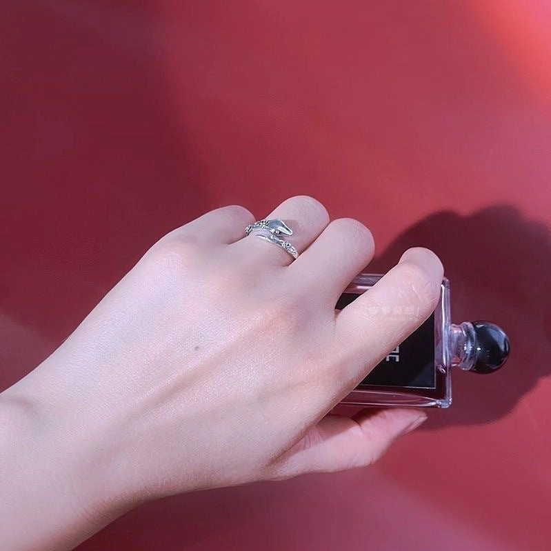 Wholesale Alloy Adjustable Snake Bone Ring