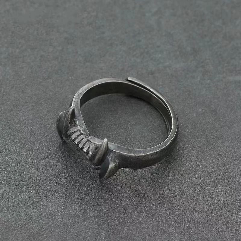 Wholesale Alloy Animal Tooth Ring
