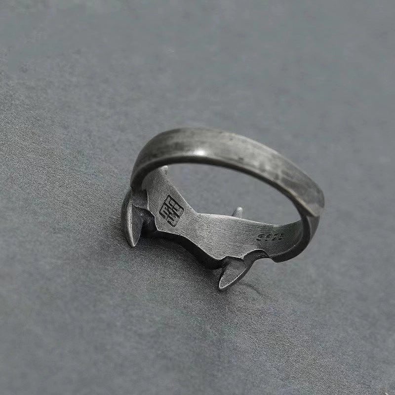 Wholesale Alloy Animal Tooth Ring
