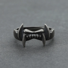 Wholesale Alloy Animal Tooth Ring