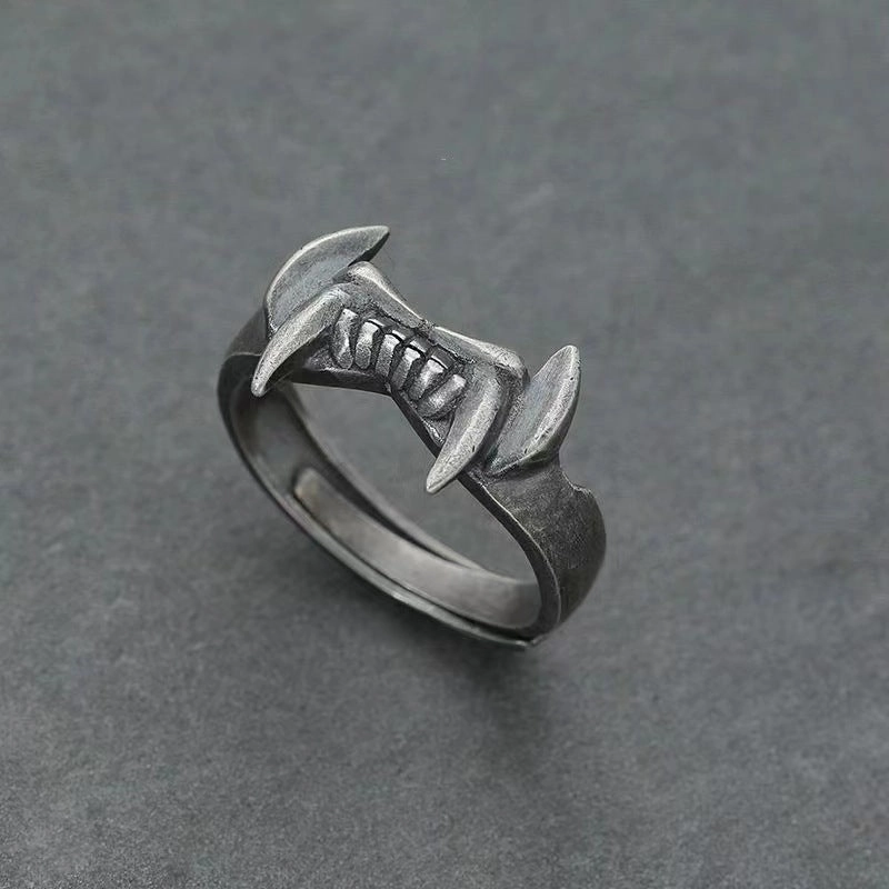 Wholesale Alloy Animal Tooth Ring