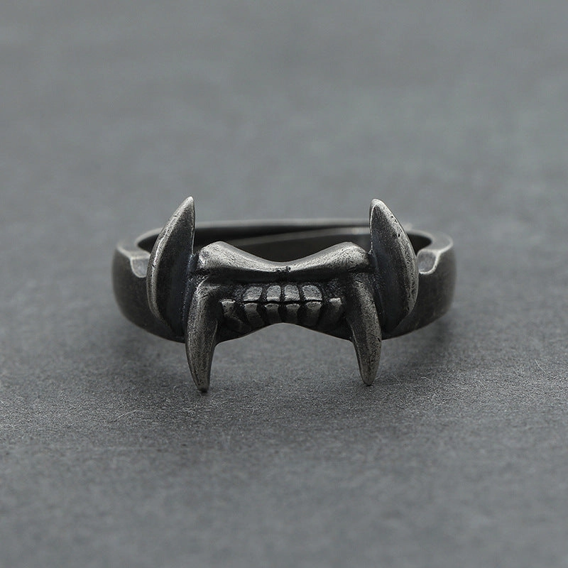 Wholesale Alloy Animal Tooth Ring