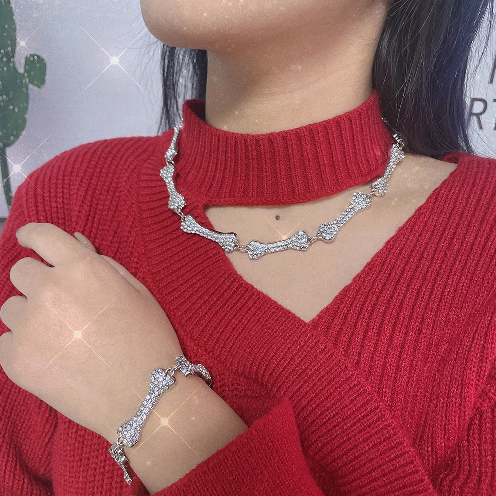 Wholesale Alloy Bone Shape Necklaces
