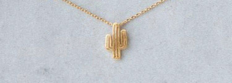 Wholesale Alloy Cactus Necklace