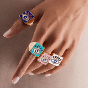 Wholesale Alloy Devil Eye Ring