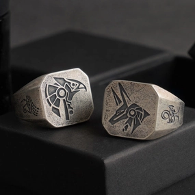 Wholesale Alloy Egyptian Eye of Horus Ring