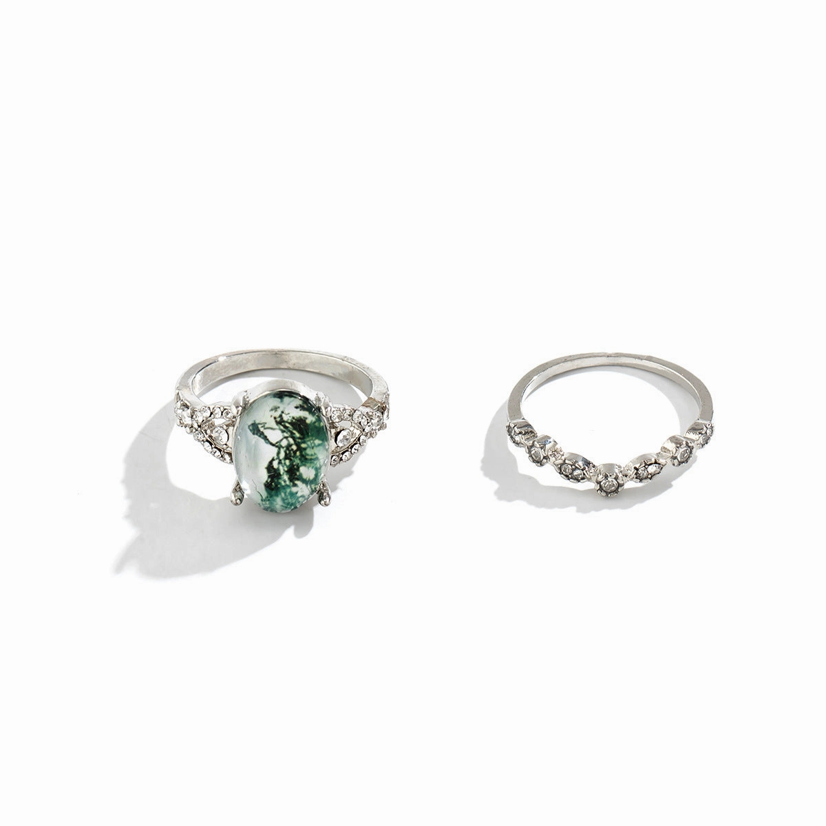 Wholesale Alloy Glass Rings