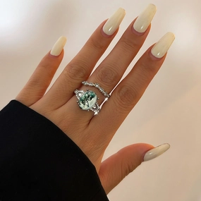Wholesale Alloy Glass Rings