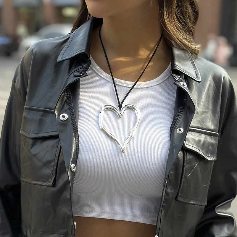 Wholesale Alloy Heart Irregular Ring