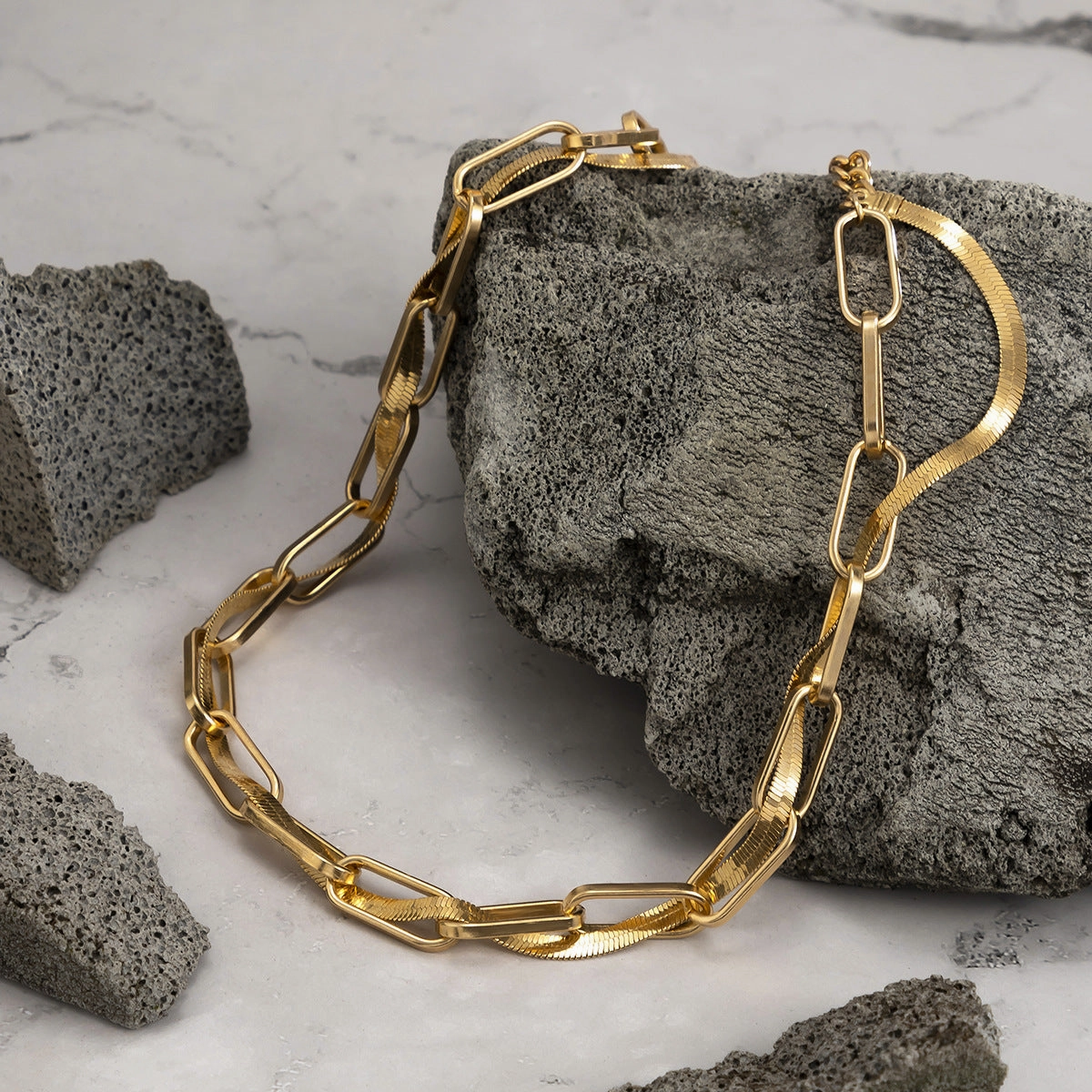 Wholesale Alloy Hip Hop Hollow Chain