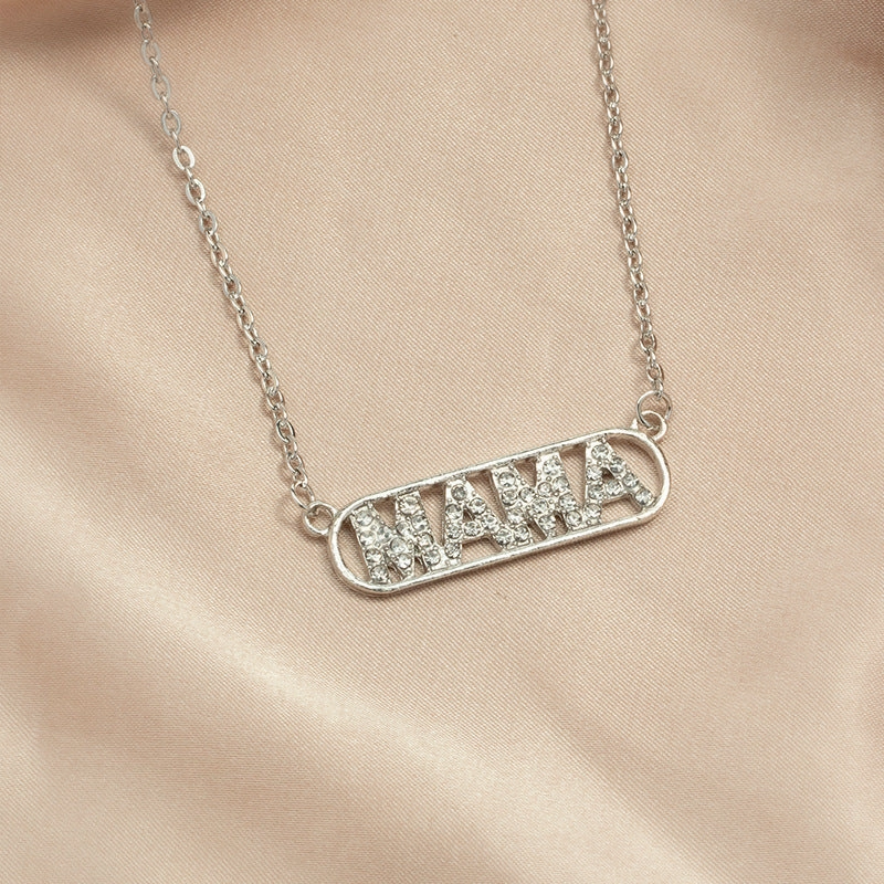 Wholesale Alloy Letter Mother Mama Necklace