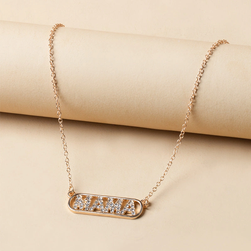 Wholesale Alloy Letter Mother Mama Necklace