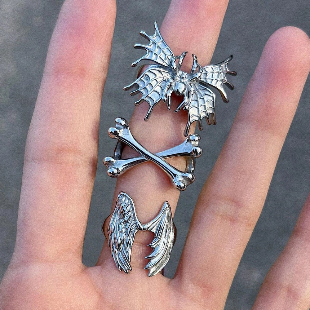 Wholesale Alloy Lost Angel Rings