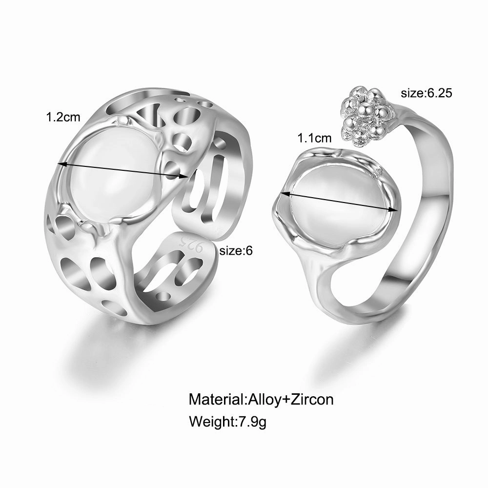 Wholesale Alloy Opening Adjustable Rings