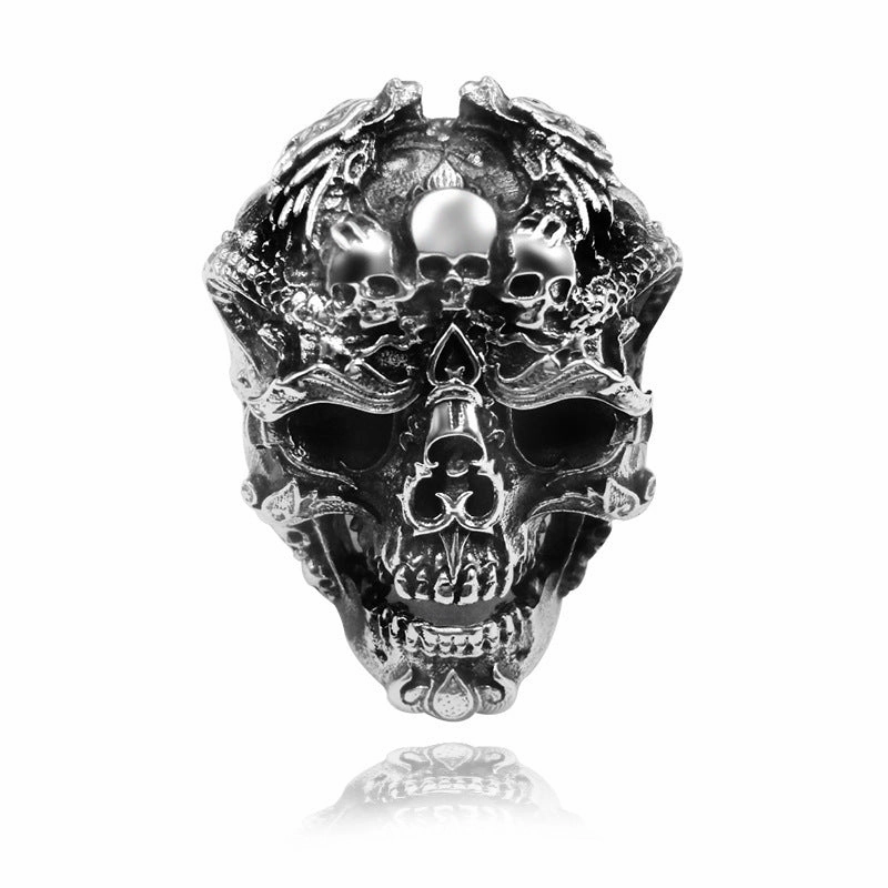 Wholesale Alloy Skull Men Ring