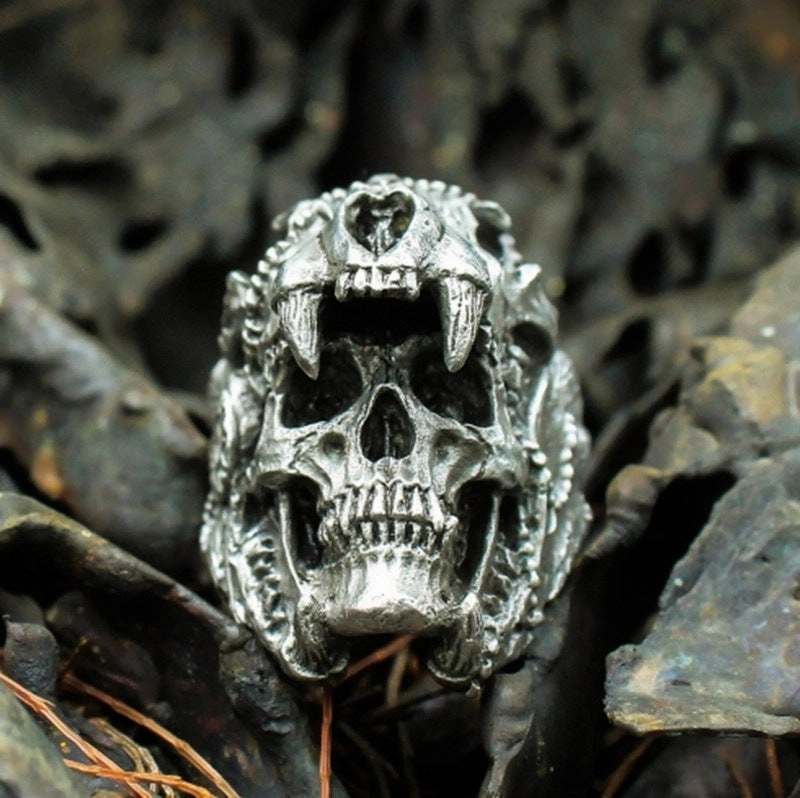 Wholesale Alloy Skull Ring
