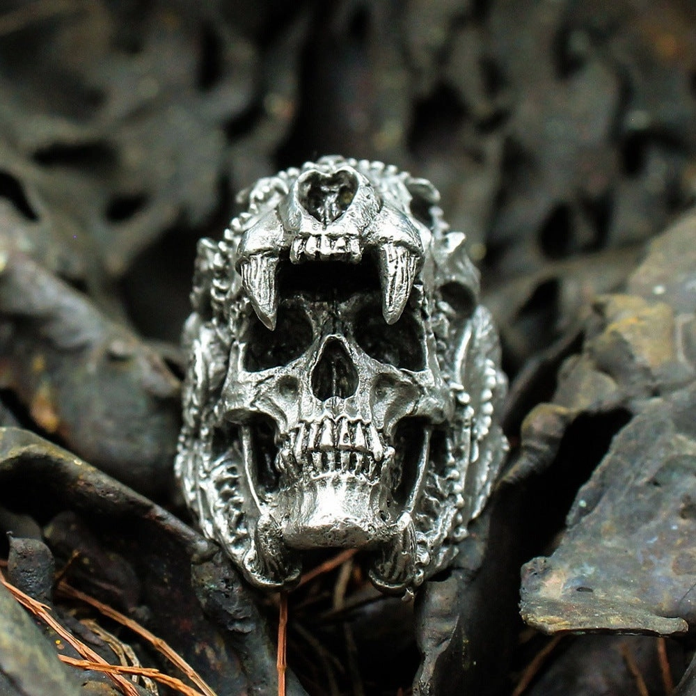 Wholesale Alloy Skull Ring