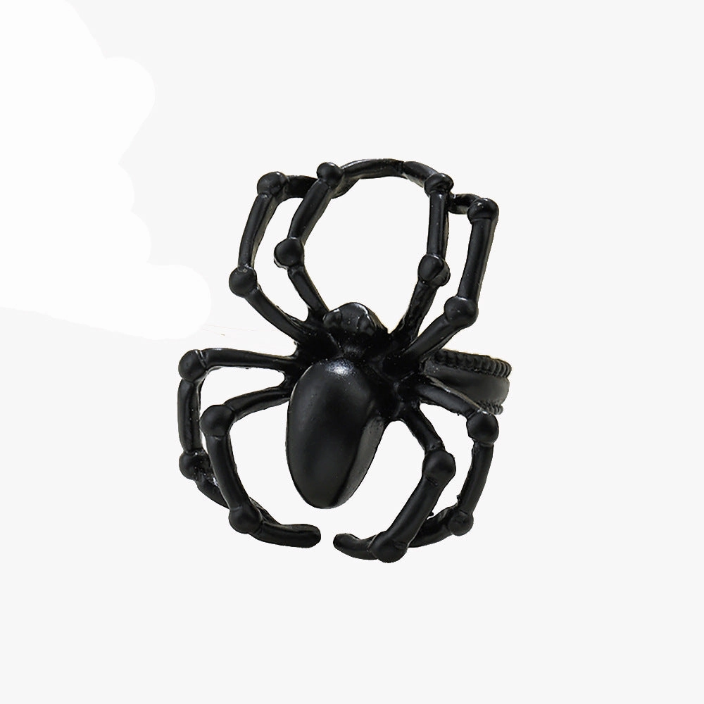 Wholesale Alloy Spider Shape Halloween Adjustable Ring