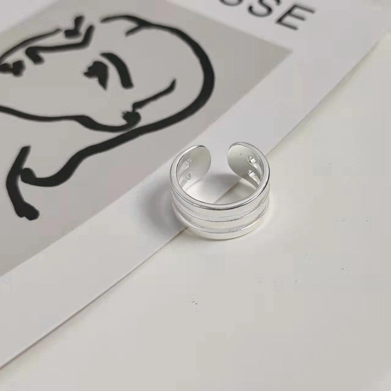Wholesale Alloy Star Live Mouth Adjustable Ring