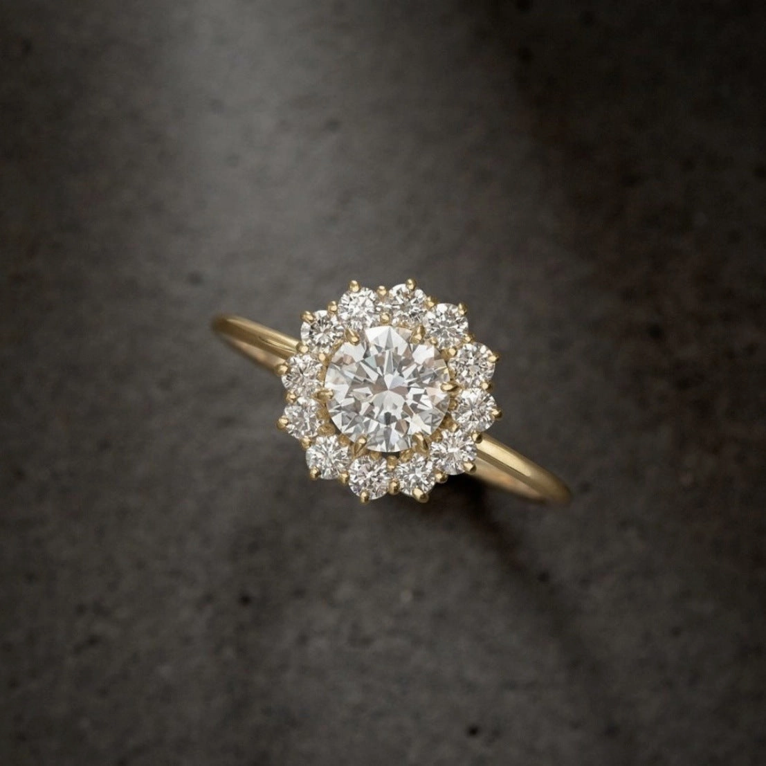Wholesale Alloy Women's Zircon Rings