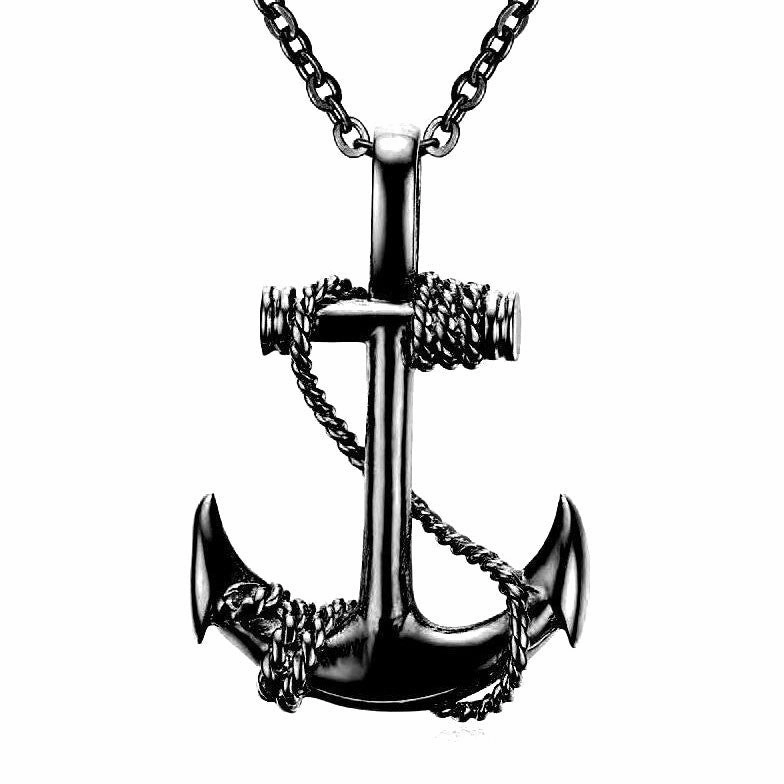 Wholesale Anchor Pendants Alloy Necklaces