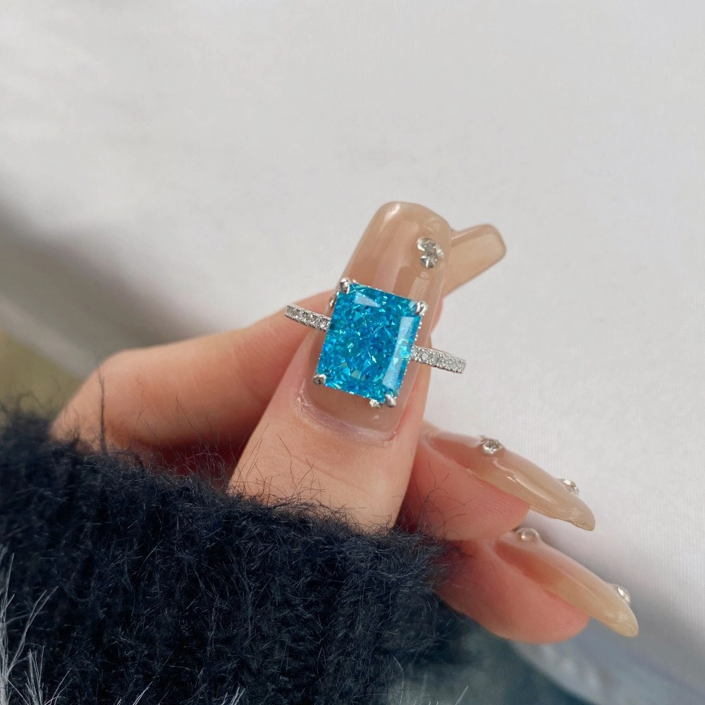 Wholesale Aquamarine Sterling Silver Ring