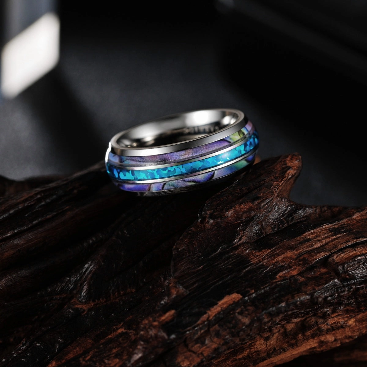 Wholesale Australian Baby Shell  Men's Carbide Rings