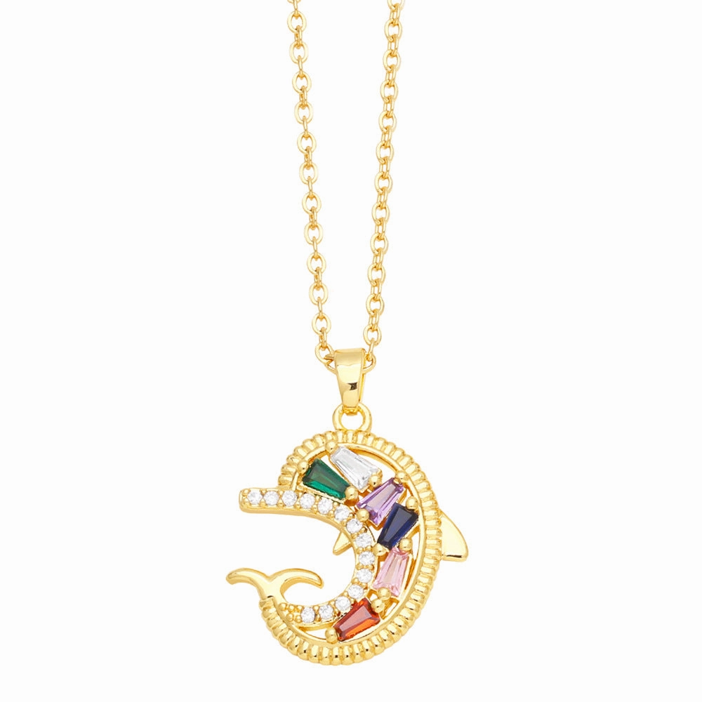 Wholesale Baby Dolphin Bear Copper Necklaces