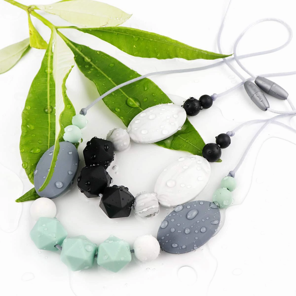 Wholesale Baby Molars Silicone Beads Necklaces