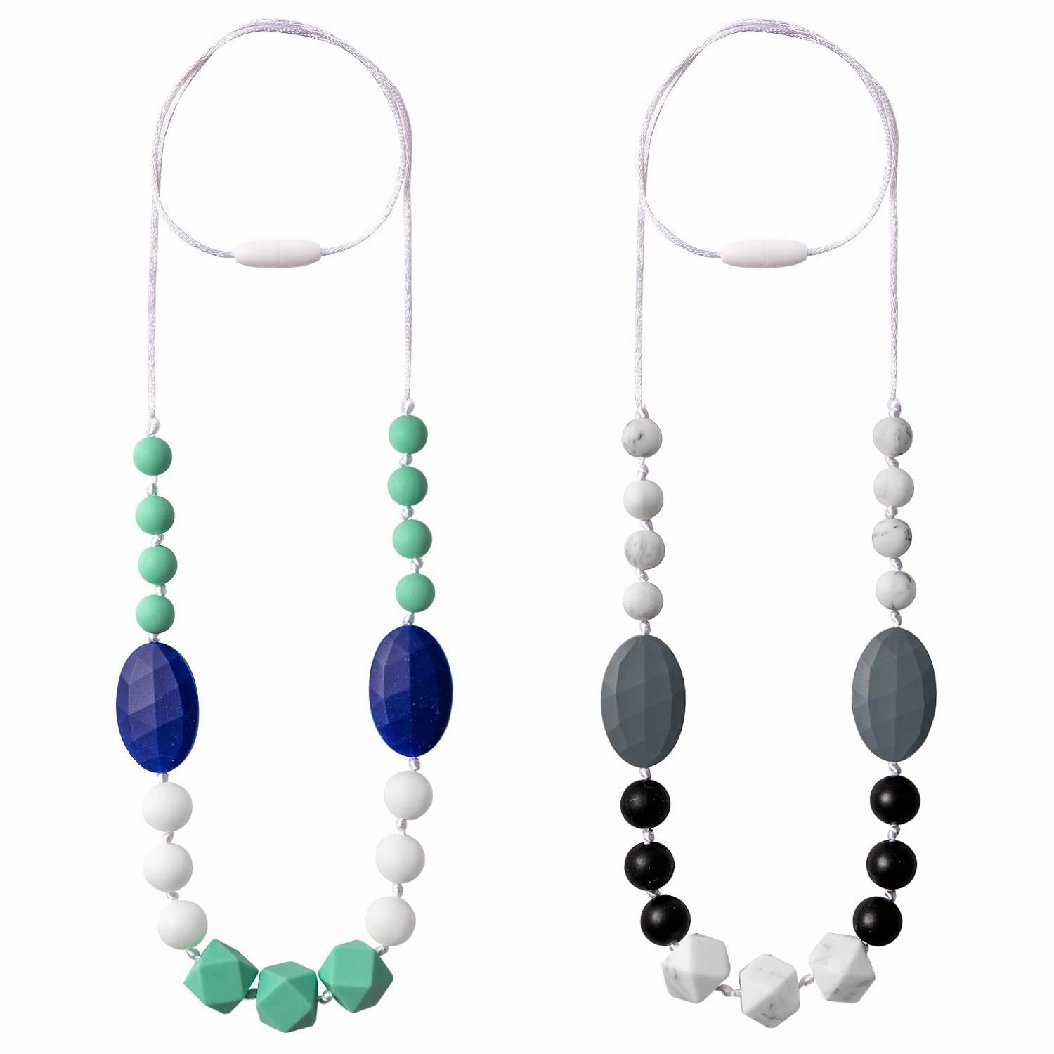 Wholesale Baby Molars Silicone Beads Necklaces