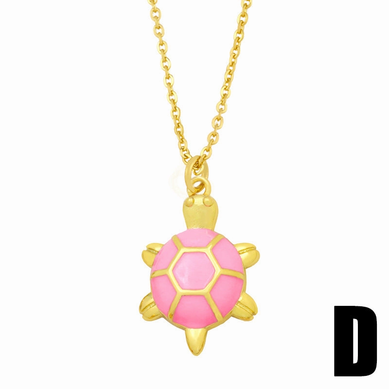 Wholesale Baby Turtle Copper Necklaces