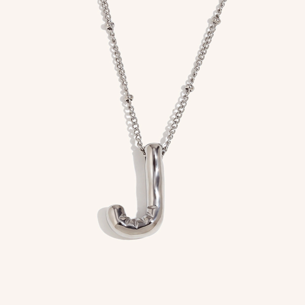 Wholesale Balloon English Stainless Steel Plated 18K Necklace