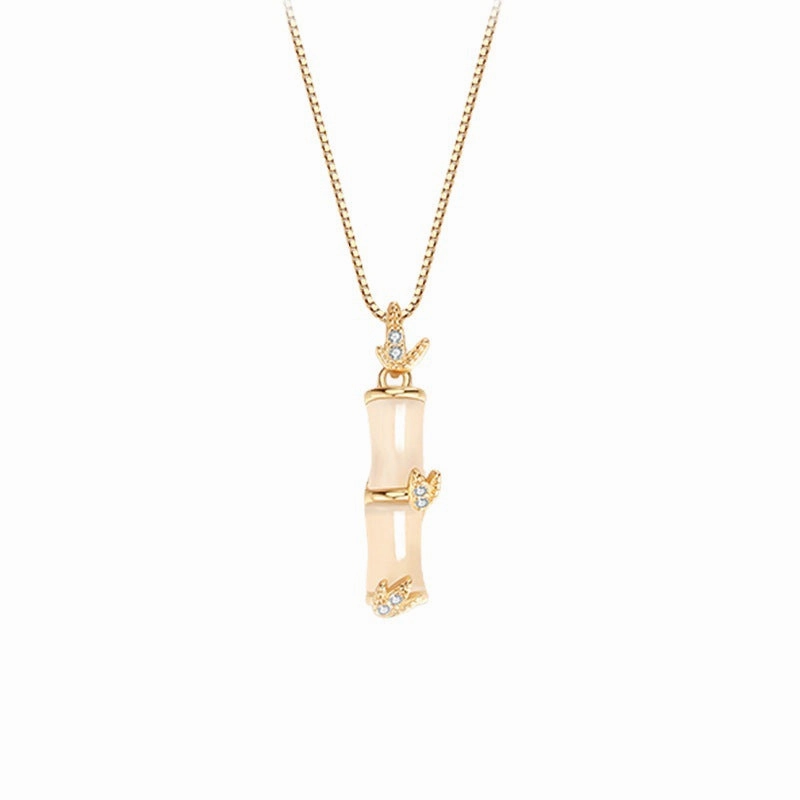 Wholesale Bamboo Opal Silver Necklaces