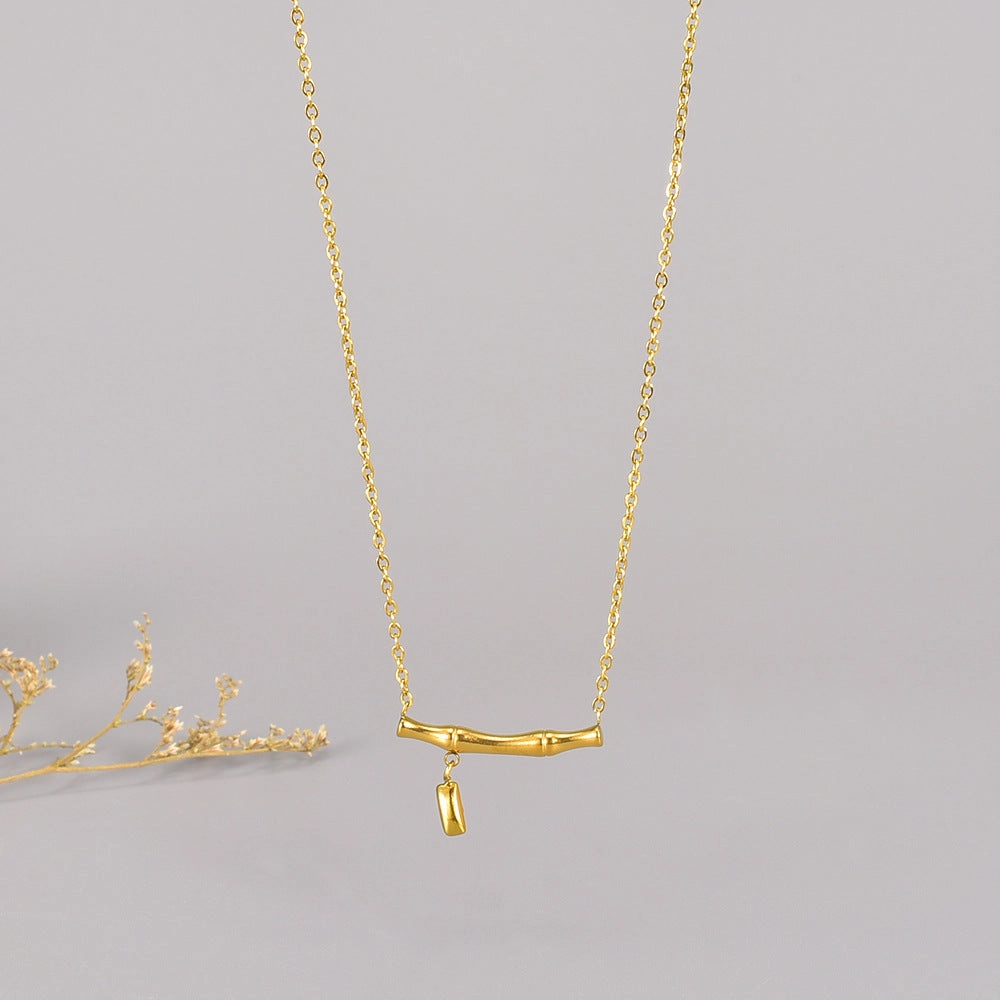 Wholesale Bamboo Titanium Steel Necklaces