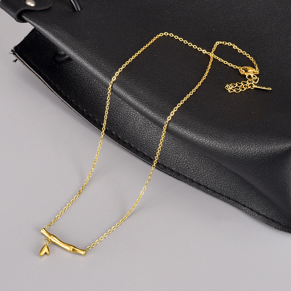 Wholesale Bamboo Titanium Steel Necklaces