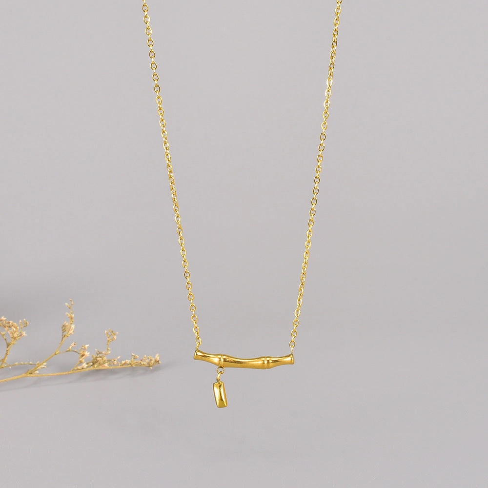 Wholesale Bamboo Titanium Steel Necklaces