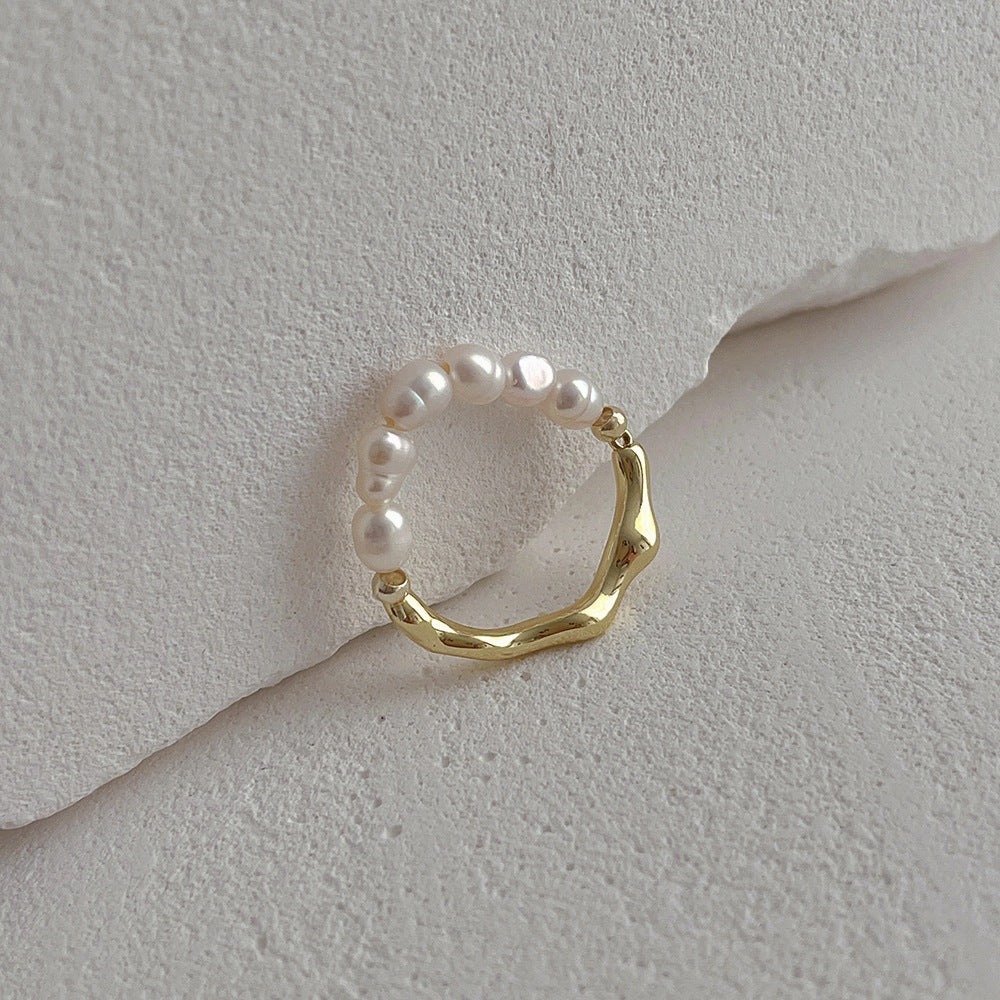 Wholesale Baroque Freshwater Pearl Rings