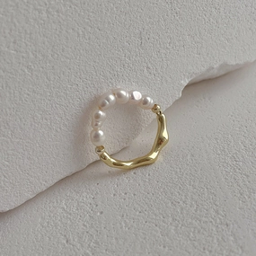 Wholesale Baroque Freshwater Pearl Rings