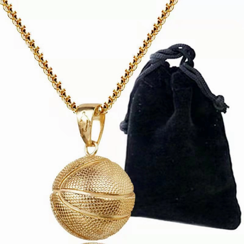 Wholesale Basketball Pendant Alloy Necklaces